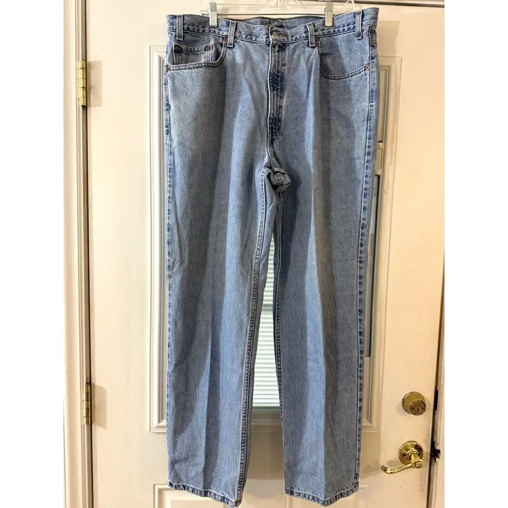 Vintage 90s Levi's 550‎ Relaxed Fit Straight Leg Jeans Men's Size 40x32 (39x32)